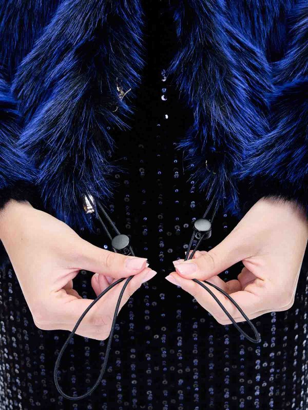 The Best Shops JUST CAVALLI: 毛皮/ムートンコート - ブルー