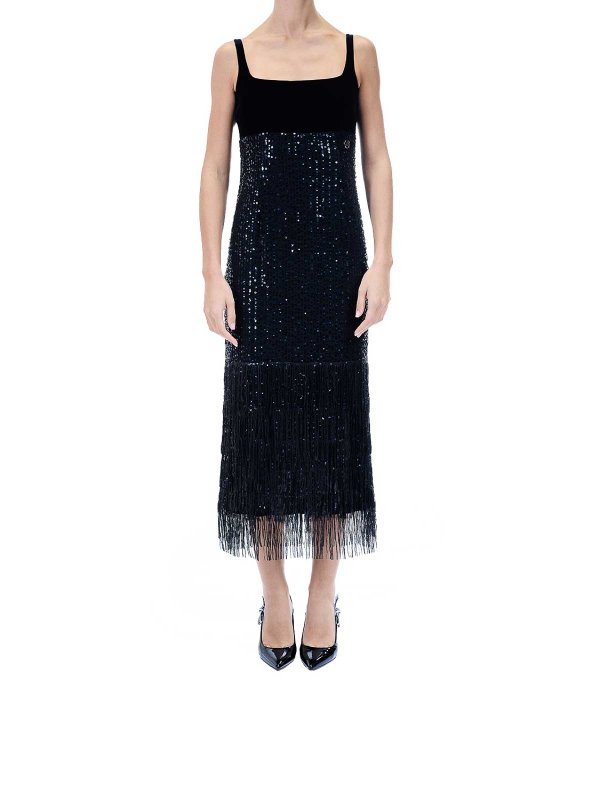 KARL LAGERFELD: ニーレングスドレス online - 膝丈ドレス - 黒