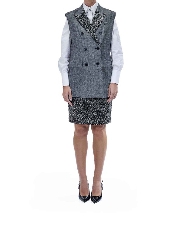 KARL LAGERFELD: ベスト＆チョッキ online - ウェストコート/ジレ - マルチカラー