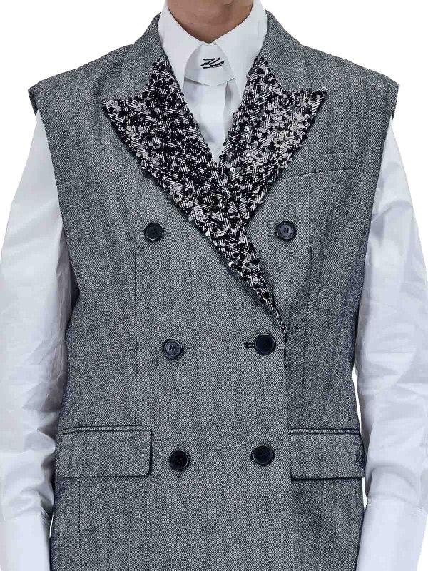 KARL LAGERFELD buy online ウェストコート/ジレ - マルチカラー