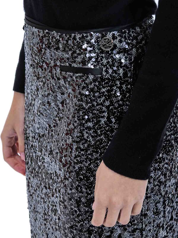 KARL LAGERFELD buy online 膝丈/ミディスカート - 黒