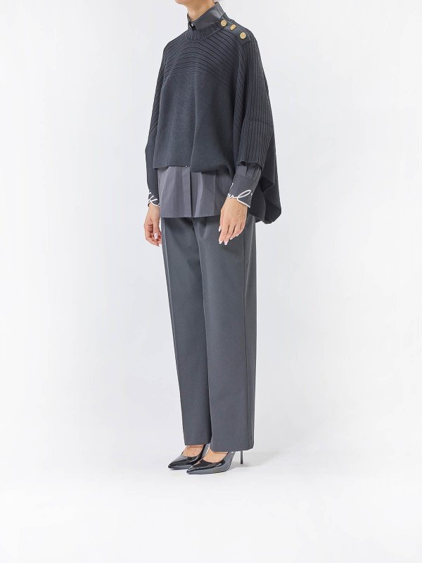 The Best Shops KARL LAGERFELD: ケープ＆ポンチョ - ケープ/ポンチョ - 黒