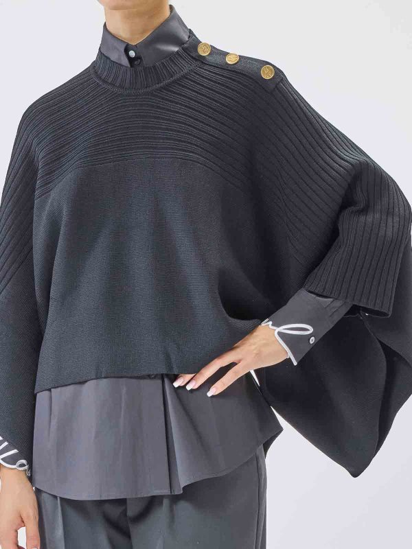 KARL LAGERFELD buy online ケープ/ポンチョ - 黒