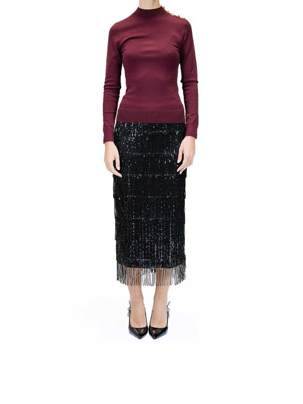 KARL LAGERFELD: タートルネック online - タートルネック/ポロネック - ダークレッド