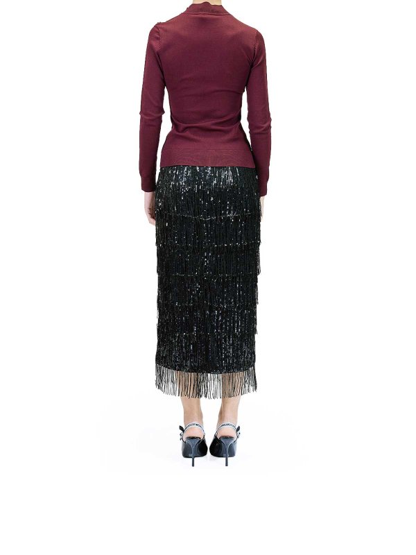 タートルネック/ポロネック - ダークレッド shop online: KARL LAGERFELD