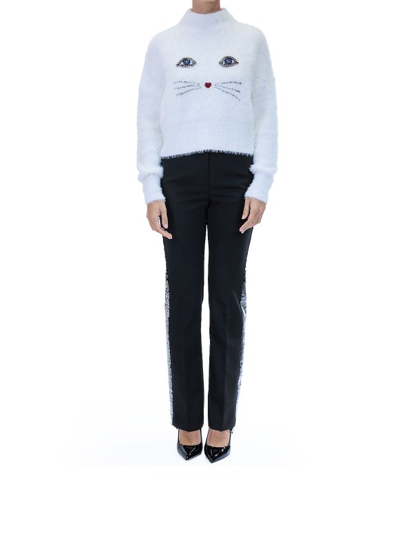 KARL LAGERFELD: maglia collo rotondo online - Pullover