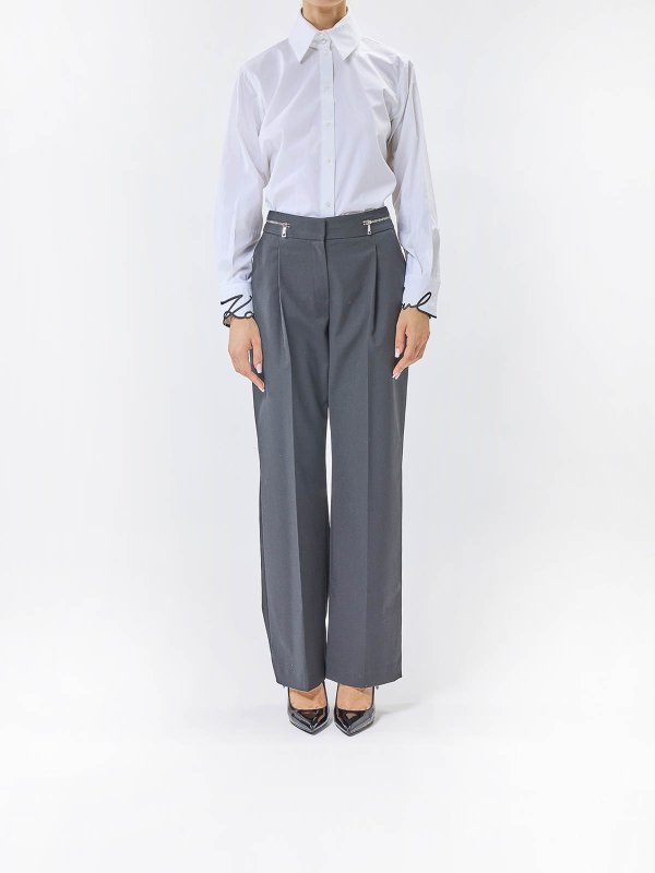 KARL LAGERFELD: テーラードトラウザー online - テーラードパンツ - 黒