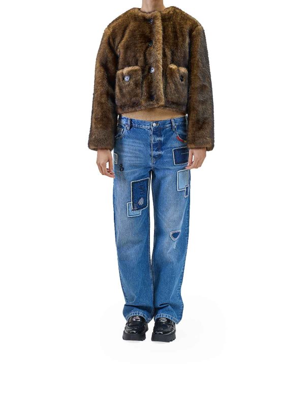 MARC JACOBS: casual jackets online - Teddy Cropped Jacket