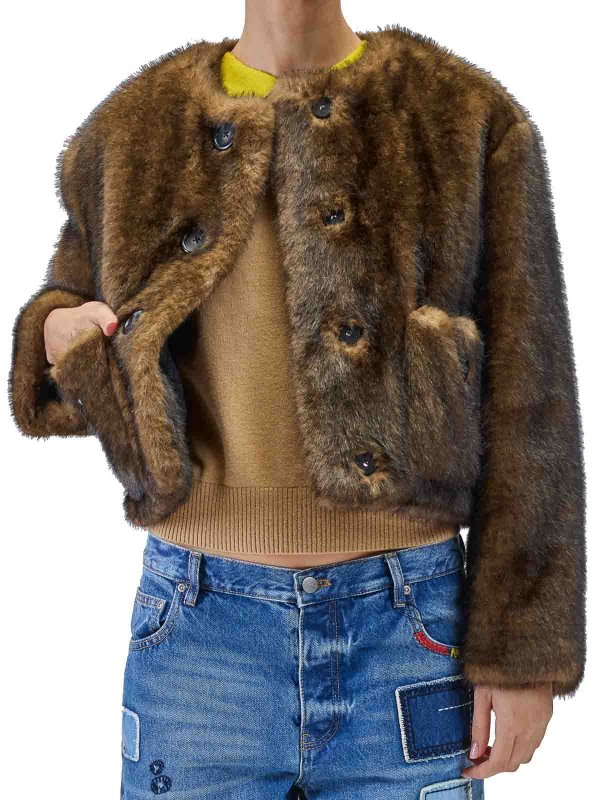 MARC JACOBS buy online Teddy Cropped Jacket