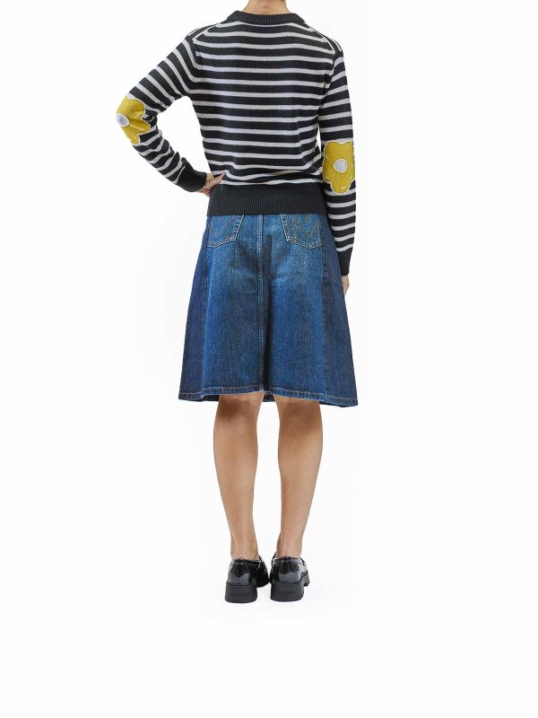 Rundhalspullover - Weiß shop online: MARC JACOBS