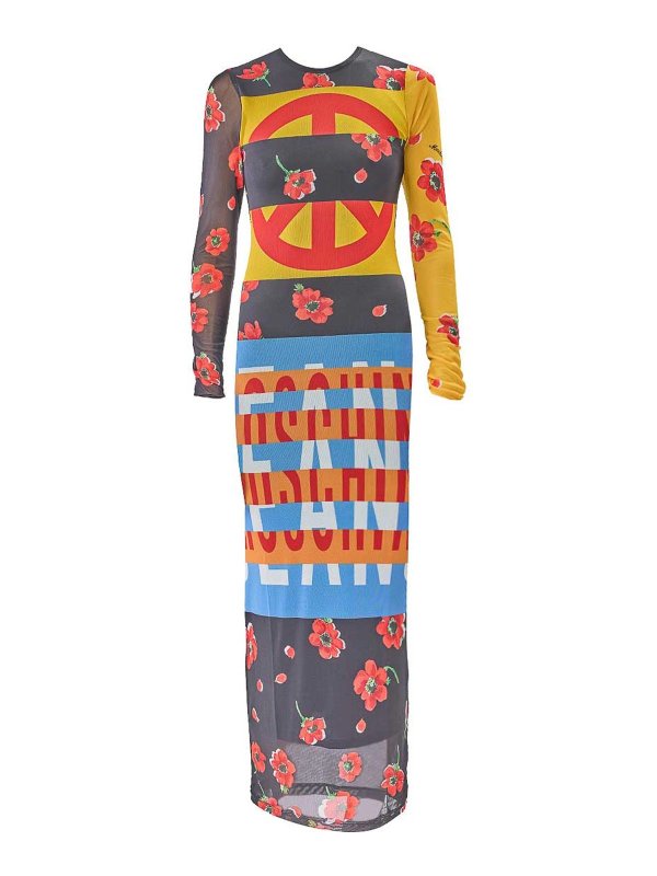 MOSCHINO: イブニングドレス - イブニングドレス - マルチカラー