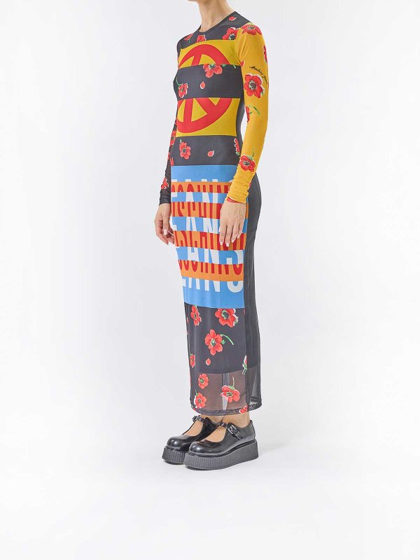 The Best Shops MOSCHINO: イブニングドレス - イブニングドレス - マルチカラー