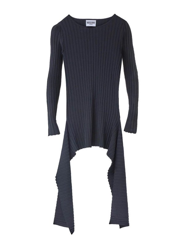 MOSCHINO: クルーネック - クルーネック - 黒