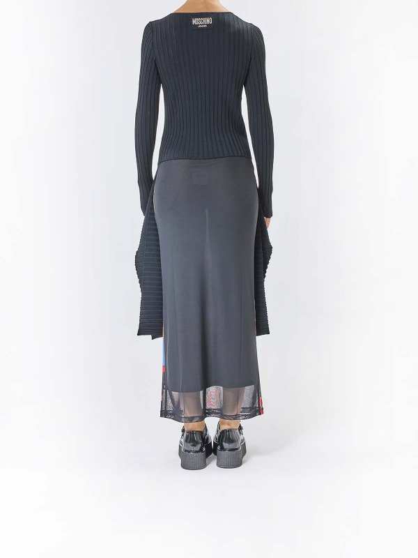 クルーネック - 黒 shop online: MOSCHINO