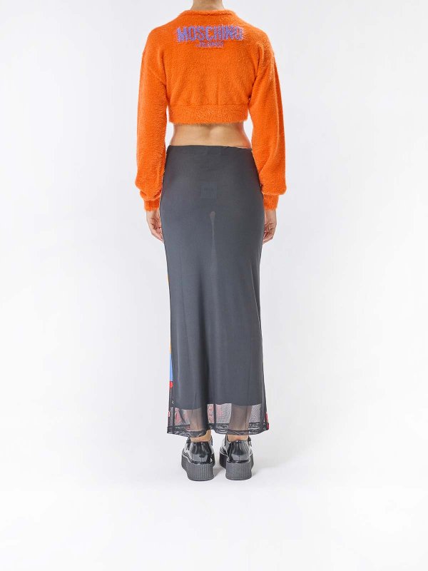 カーディガン - オレンジ Replica 
online: MOSCHINO