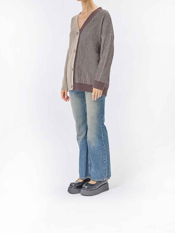 The Best Shops MOSCHINO: カーディガン - カーディガン - ブラウン