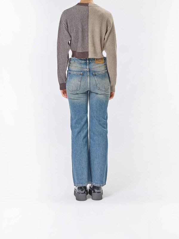 クルーネック - ブラウン shop online: MOSCHINO