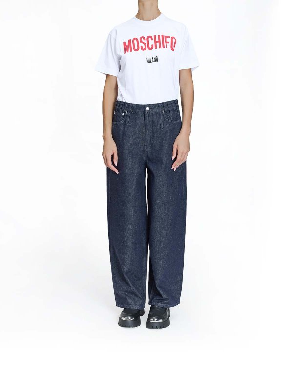 MOSCHINO: Jeans Rectos online - Vaqueros Rectos - Azul