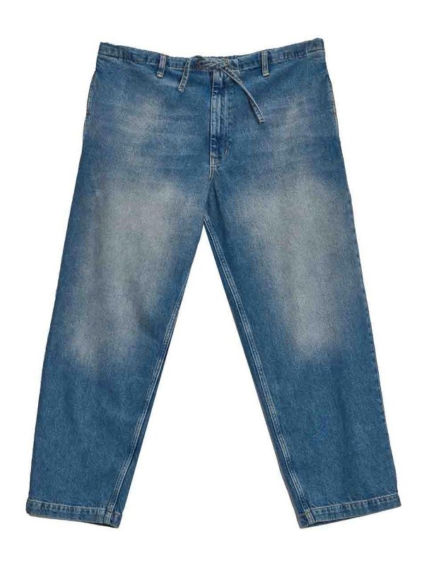 MOSCHINO: ブーツカットジーンズ - ブーツカットジーンズ - ブルー