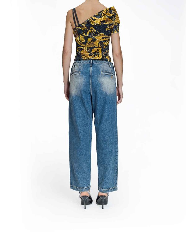 MOSCHINO buy online ブーツカットジーンズ - ブルー