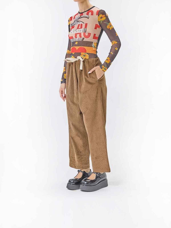 The Best Shops MOSCHINO: カジュアルトラウザー - カジュアルパンツ - ライトブラウン