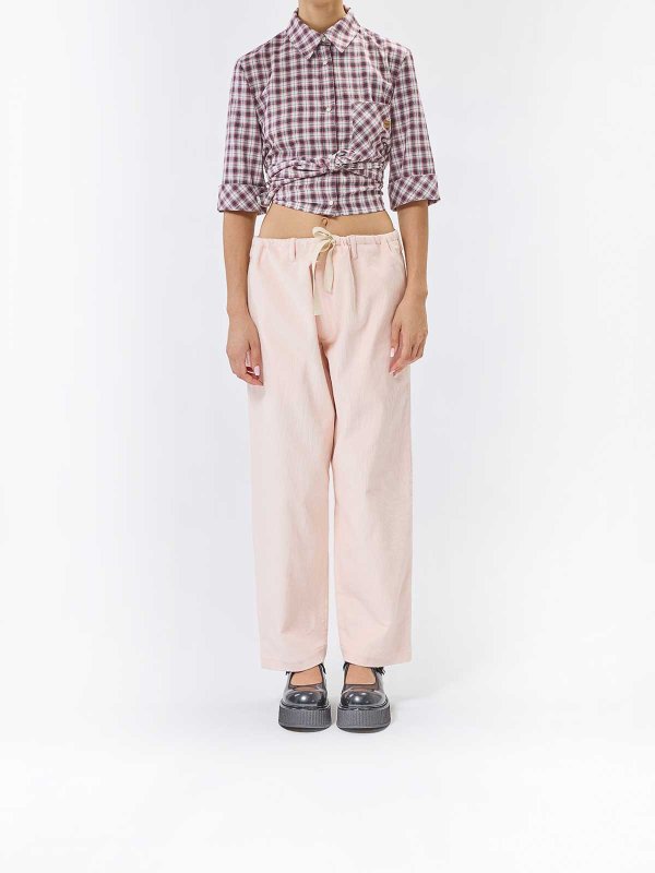 MOSCHINO: カジュアルトラウザー online - カジュアルパンツ - ピンク