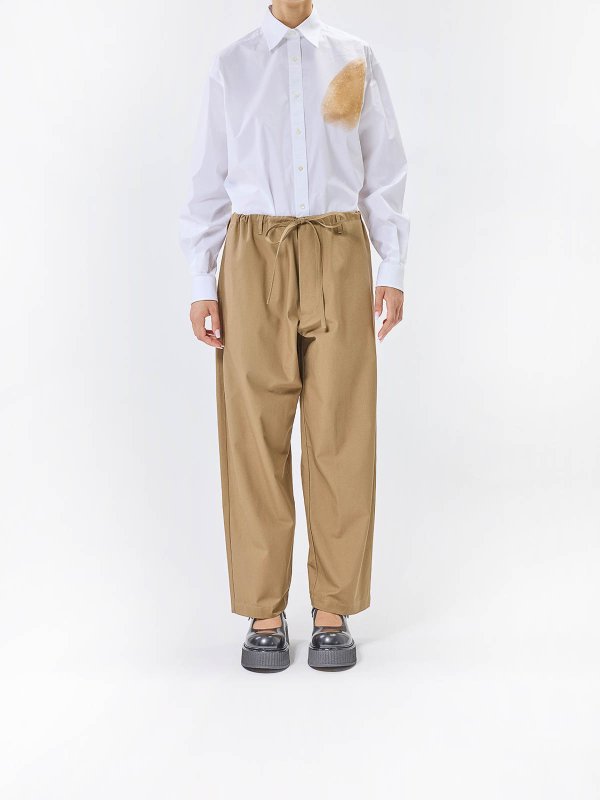 MOSCHINO: カジュアルトラウザー online - カジュアルパンツ - ブラウン