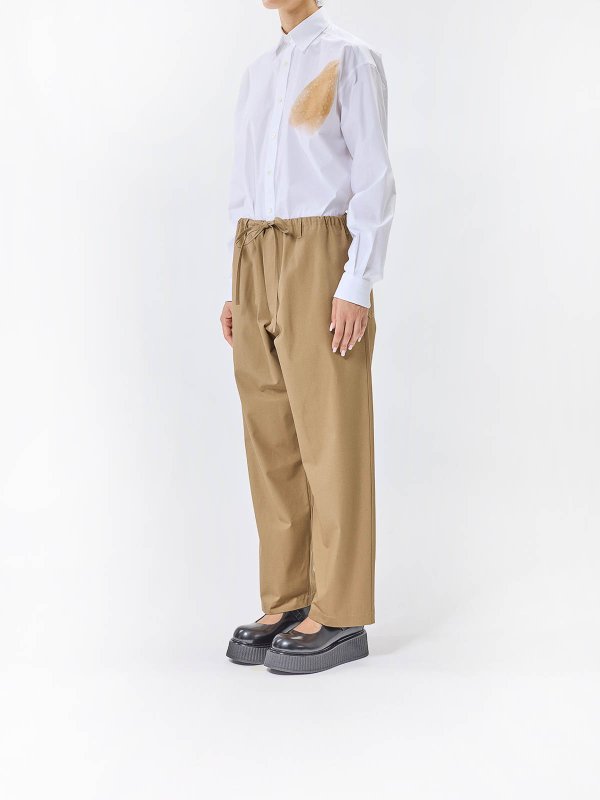 The Best Shops MOSCHINO: カジュアルトラウザー - カジュアルパンツ - ブラウン