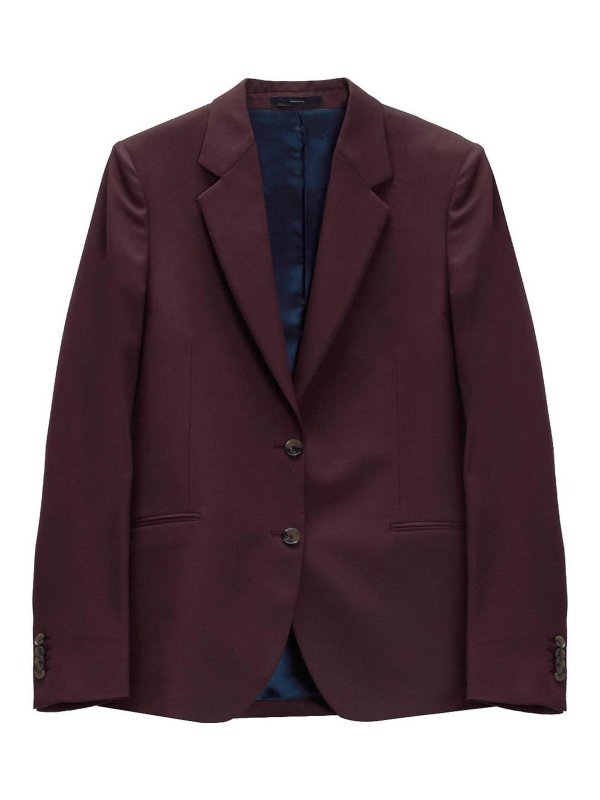 PAUL SMITH: Blazer - Blazer - Dunkelrot