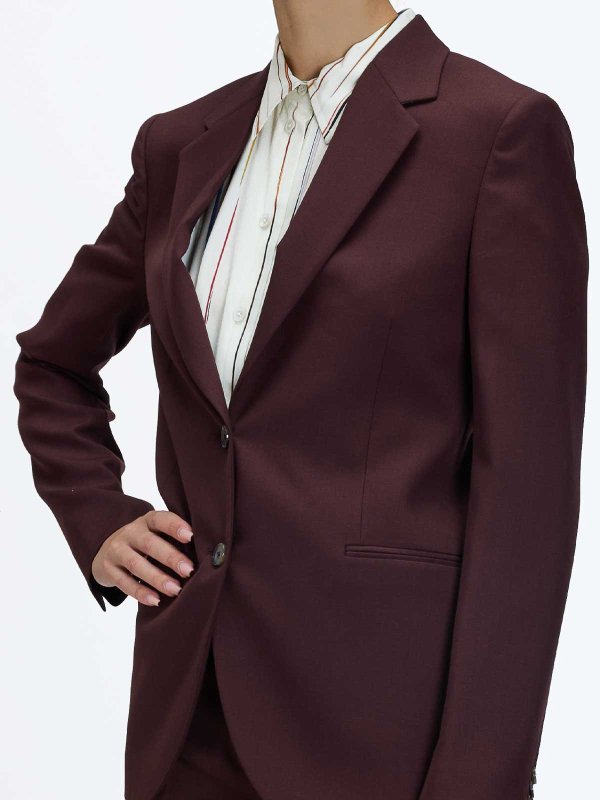 PAUL SMITH buy online Blazer - Dunkelrot