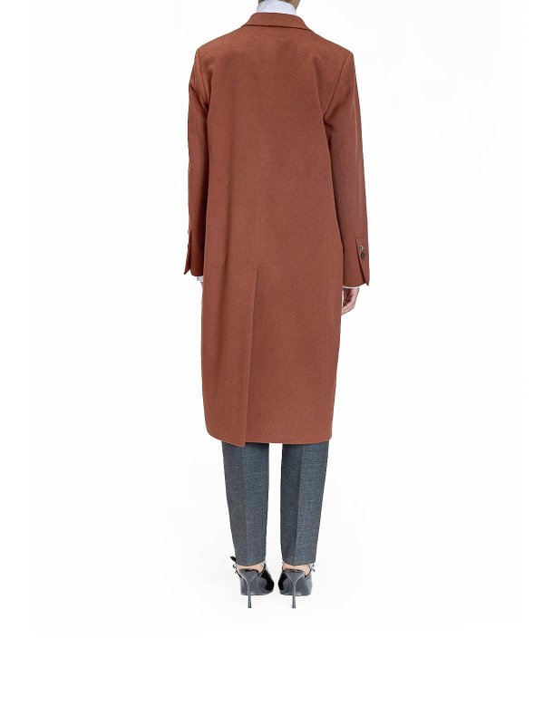 膝丈コート - 赤 shop online: PAUL SMITH