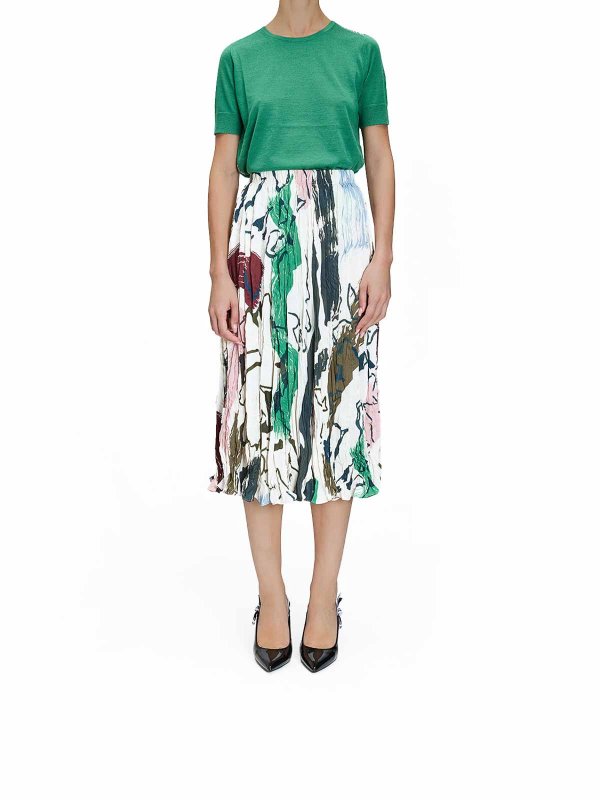 PAUL SMITH: Knielange und Midi Röcke online - Midirock - Bunt