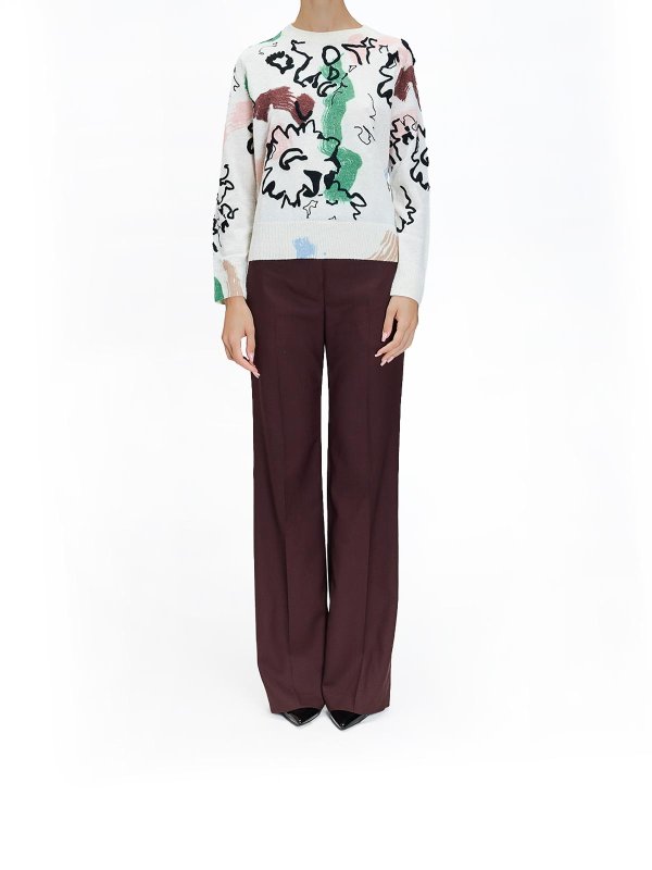 PAUL SMITH: Strickpullover mit Rundhalsausschnitt online - Rundhalspullover - Bunt