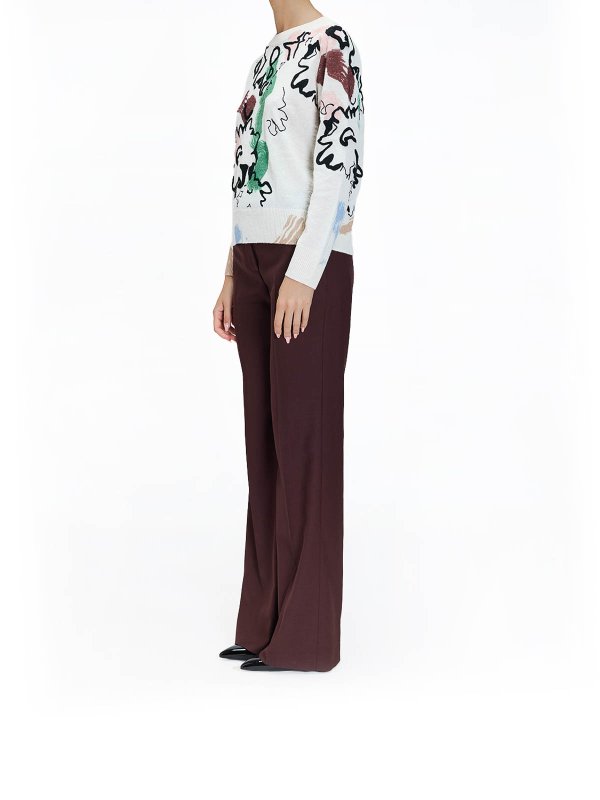 The Best Shops PAUL SMITH: Strickpullover mit Rundhalsausschnitt - Rundhalspullover - Bunt