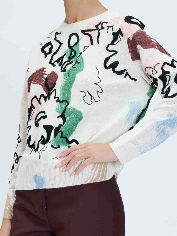 PAUL SMITH buy online Rundhalspullover - Bunt