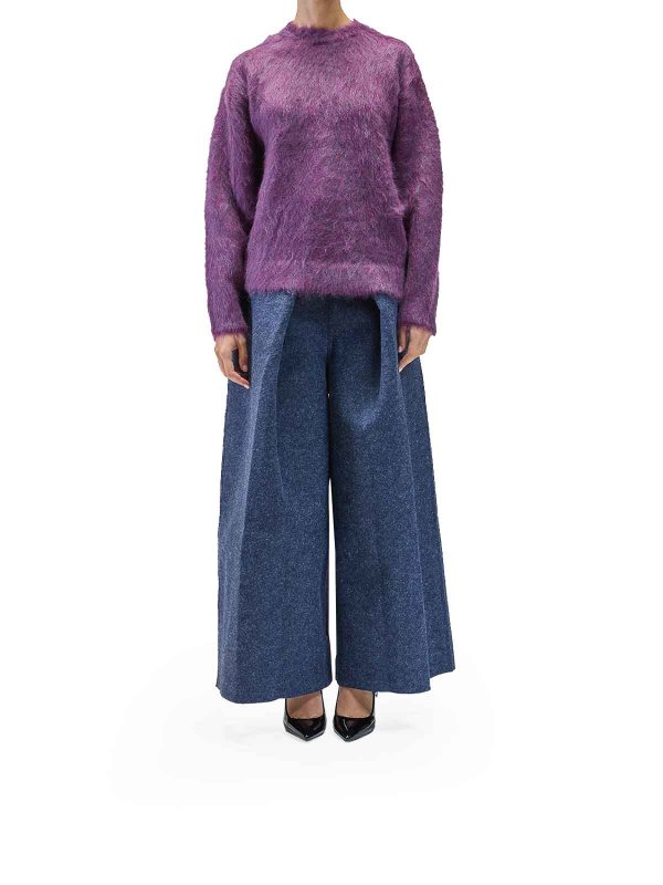 SUNNEI: クルーネック online - クルーネック - 紫