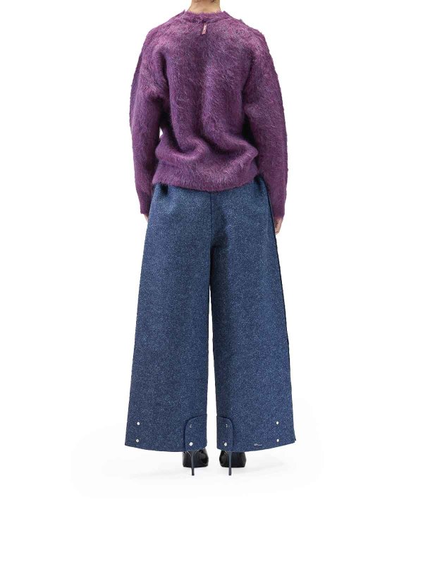 クルーネック - 紫 shop online: SUNNEI