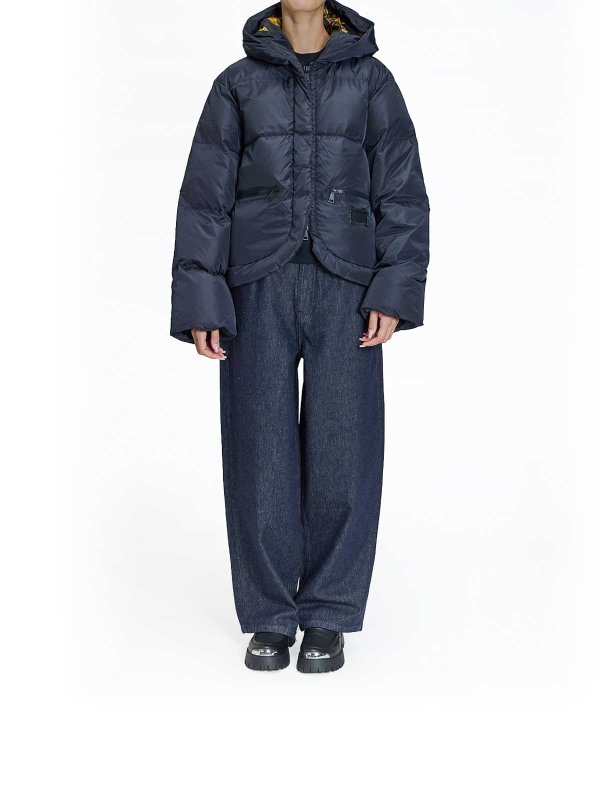 Versace Jeans Couture: ダウン・ハイテクジャケット online - ダウンジャケット - 黒