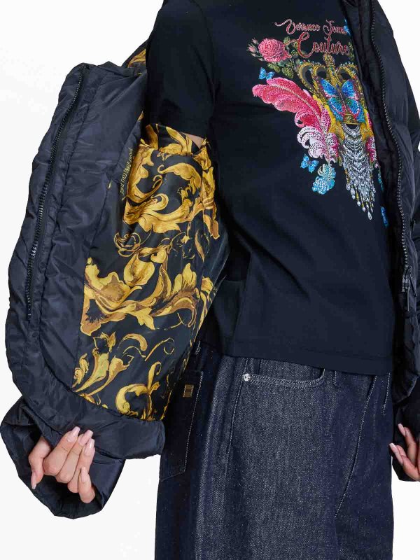 The Best Shops Versace Jeans Couture: ダウンジャケット - 黒