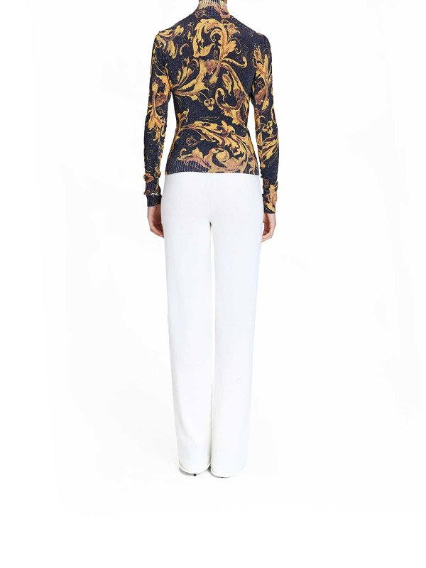 タートルネック/ポロネック - 黒 shop online: Versace Jeans Couture