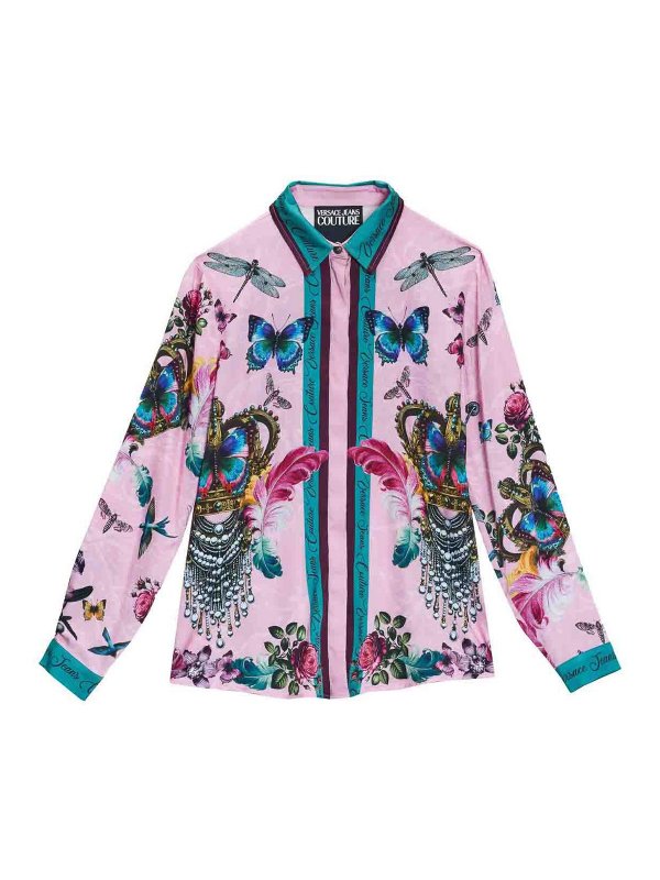 Versace Jeans Couture: シャツ - シャツ - ピンク