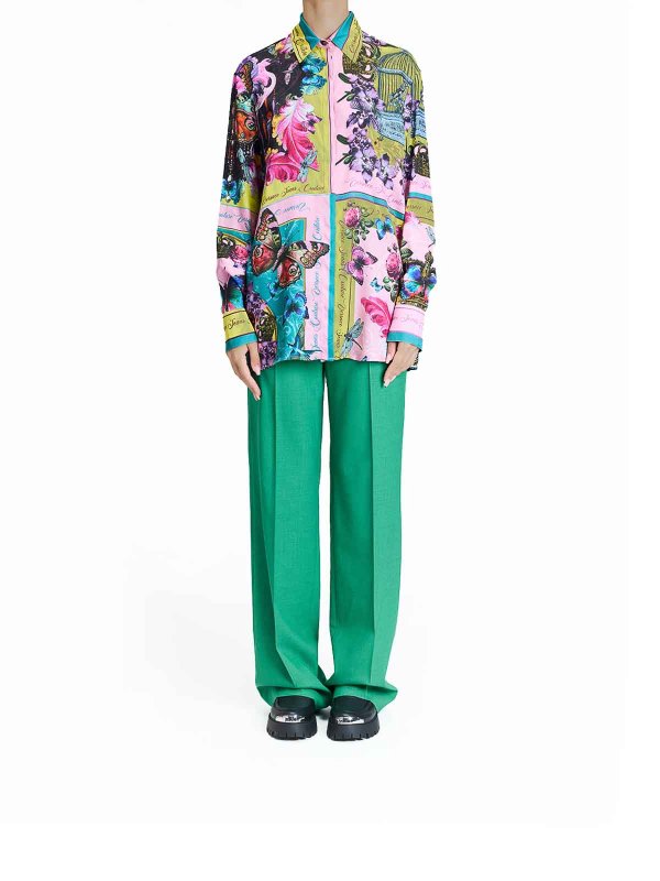 Versace Jeans Couture: シャツ online - シャツ - マルチカラー