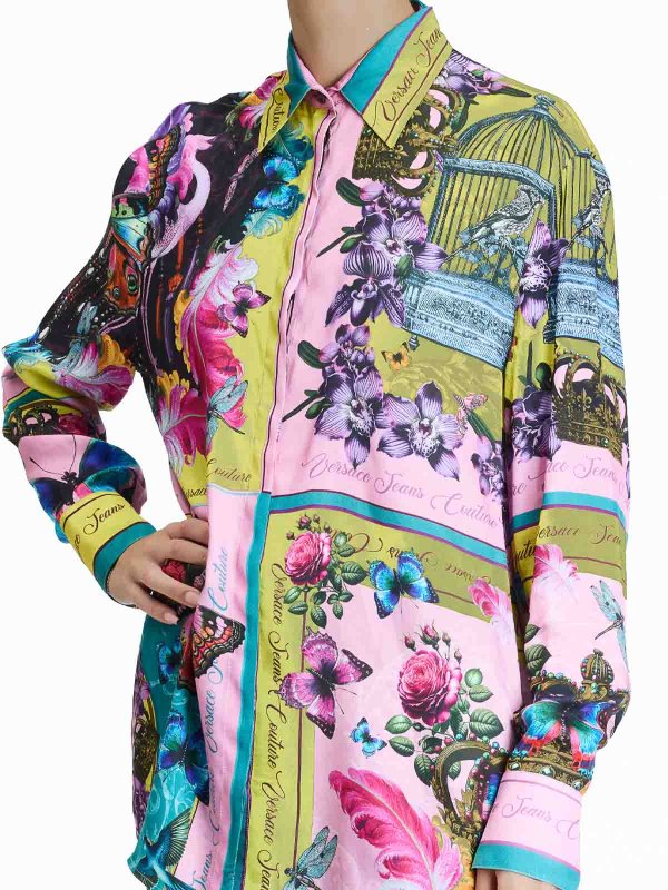 Versace Jeans Couture buy online シャツ - マルチカラー
