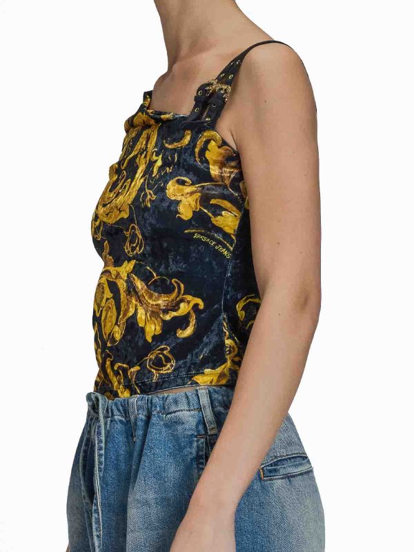 Versace Jeans Couture buy online トップ/タンクトップ - 黒