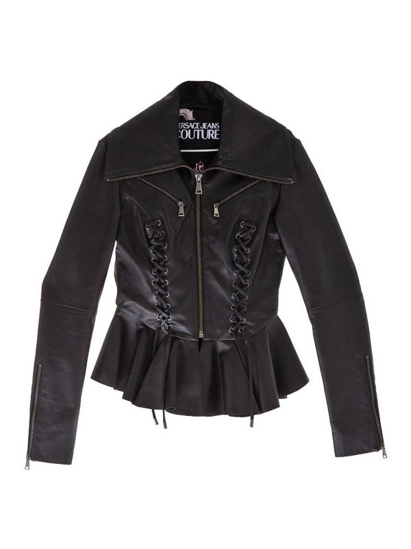 Versace Jeans Couture: ブレザー - ブレザー - 黒