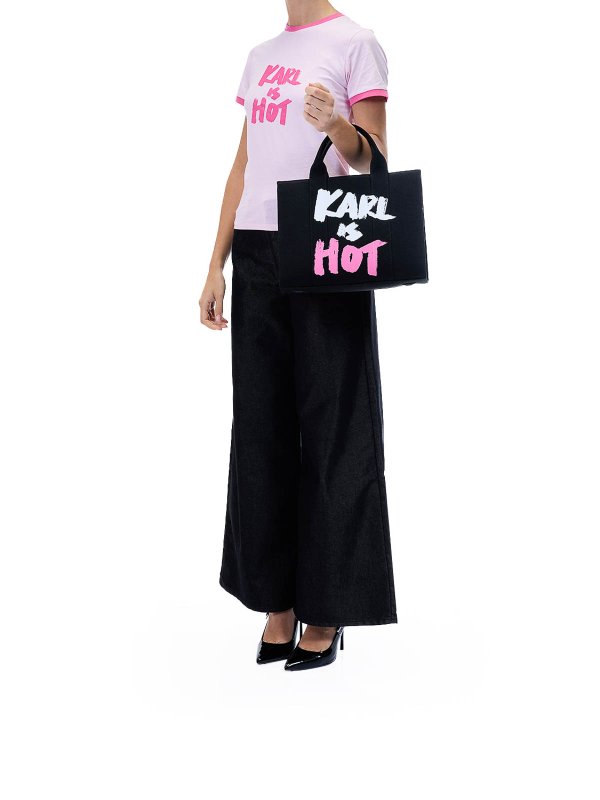 The Best Shops KARL LAGERFELD: トートバッグ - トートバッグ - 黒