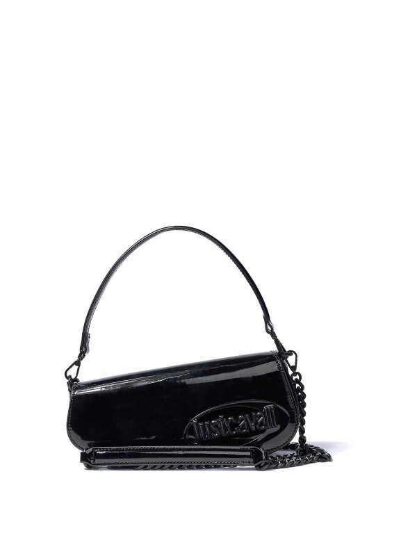 JUST CAVALLI: クラッチバッグ - クラッチバッグ - 黒