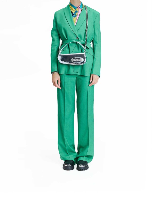 JUST CAVALLI buy online クラッチバッグ - 銀