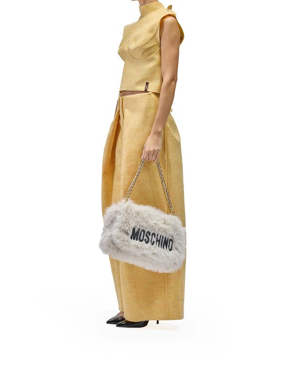 The Best Shops MOSCHINO: ショルダーバッグ - ショルダーバッグ - 白