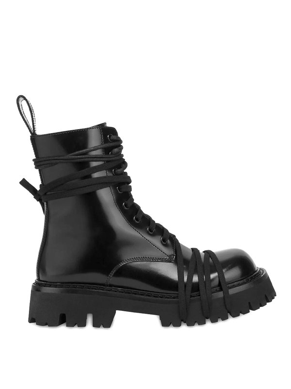 MOSCHINO: Botines - Botines - Negro